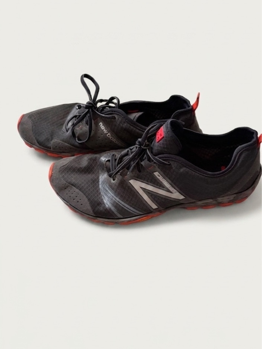New Balance Minimus MT20 Trail Running Shoes Barefoot Black Orange 11.5